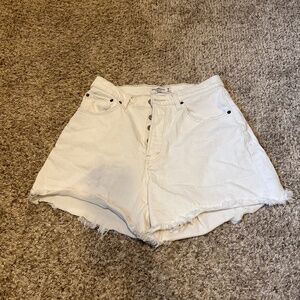 Abercrombie curve love high rise dad short